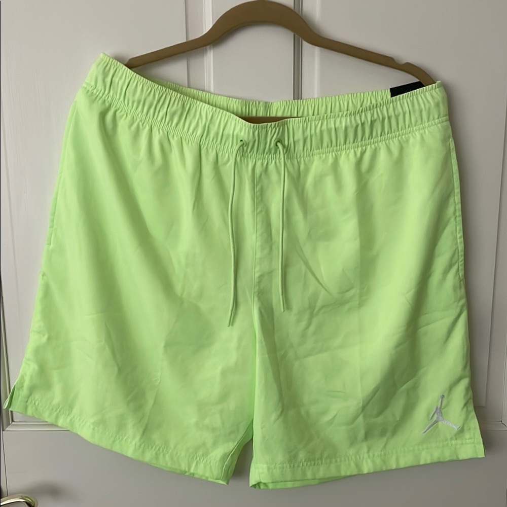 Nike Jordan Neon Green swim Shorts
